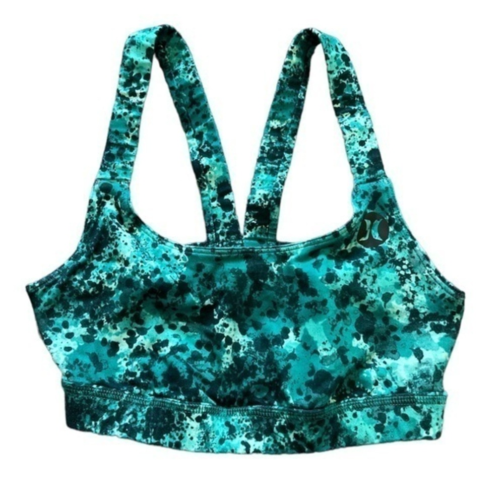 Hurley Collab Nike Dri-Fit Teal Sports Bra Size XS GUC, #2408